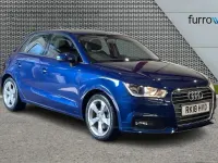 Used Audi A1 Sport 123 HP (90 kW) 2018 Blue Hatchback