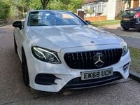 Used Mercedes E400 AMG Line Premium Plus 2018 White Cabriolet