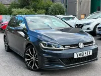 Used VW Golf VII GTD 184 HP (135 kW) 2019 Blue Hatchback