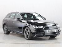 Used Audi A4 S-Line 190 HP (139 kW) 2018 Black Estate