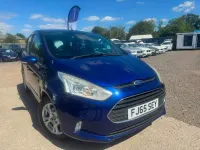 Used Ford B-MAX Zetec 95 HP (69 kW) 2015 Blue MPV