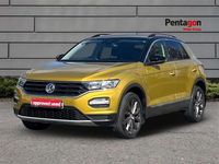 Usado VW T-Roc Design 150 HP (110 kW) 2018 Amarelo SUV