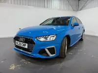 Used Audi A4 S-Line 136 HP (100 kW) 2020 Blue Estate