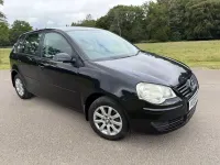 Used VW Polo SE 80 HP (58 kW) 2009 Black Hatchback