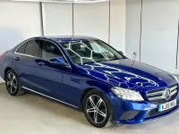 Used Mercedes C220 2019 Blue Sedan