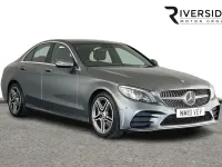 Used Mercedes C200 AMG Line Premium 180 HP (132 kW) 2019 Grey Sedan