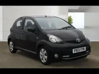 Used Toyota Aygo 68 HP (50 kW) 2013 Black Hatchback