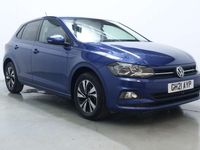 Used VW Polo Match 95 HP (69 kW) 2021 Blue Hatchback