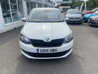 Used Skoda Fabia 60 HP (44 kW) 2015 White Hatchback