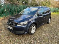 Used VW Touran SE 105 HP (77 kW) 2013 Blue MPV