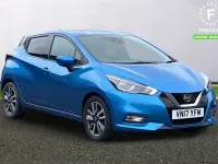 Used Nissan Micra N-Connecta 90 HP (66 kW) 2017 Blue Hatchback