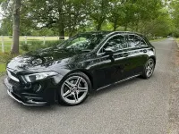Used Mercedes A200 AMG line 150 HP (110 kW) 2020 Black Hatchback