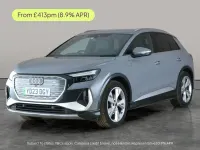 Usado Audi Q4 e-tron S-Line 125 kW (170 HP) 2023 Cinzento SUV