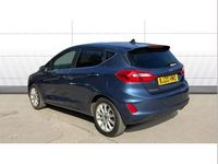 Used Ford Fiesta Titanium 100 HP (73 kW) 2020 Blue Hatchback