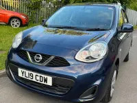 Used Nissan Micra Acenta 2019 Blue Hatchback
