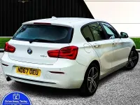 Used BMW 118 Sport Line 2017 White Hatchback