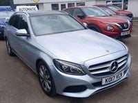 Begagnad Mercedes C200 Premium 2017 Silver Kombi