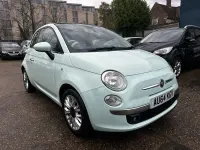 Usado Fiat 500C Lounge 69 CV (50 kW) 2014 Verde Descapotable