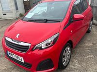 Used Peugeot 108 Active 68 HP (50 kW) 2017 Red Hatchback