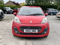 Used Peugeot 107 Allure 68 HP (50 kW) 2012 Red Hatchback