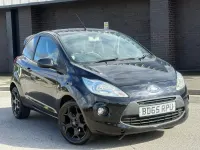 Begagnad Ford Ka Zetec 69 HK (50 kW) 2016 Svart Halvkombi