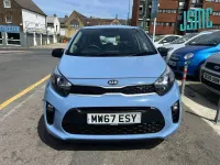 Used Kia Picanto 67 HP (49 kW) 2018 Blue Hatchback