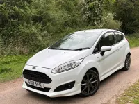 Used Ford Fiesta ST-Line 100 HP (73 kW) 2017 White Hatchback