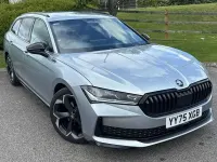 Used Skoda Superb SportLine 150 HP (110 kW) 2026 Pebble silver metallic Estate