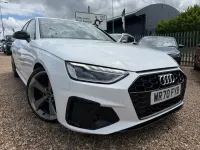 Used Audi A4 Black Edition 163 HP (119 kW) 2020 White Sedan