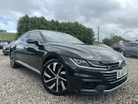 Used VW Arteon R-line 150 HP (110 kW) 2018 Black Hatchback
