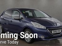 Used Peugeot 208 Allure 82 HP (60 kW) 2016 Blue Hatchback
