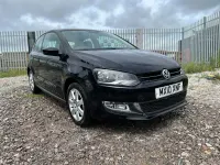 Used VW Polo SE 85 HP (62 kW) 2010 Black Hatchback