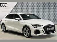 Used Audi A3 S-Line 147 HP (108 kW) 2022 White Sedan