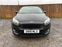 Used Ford Focus ST-Line 140 HP (102 kW) 2018 Black Hatchback
