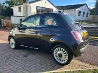 Used Fiat 500 Lounge 85 HP (62 kW) 2012 Purple Hatchback