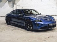 Used Porsche Taycan Turbo S 2020 Blue Sedan