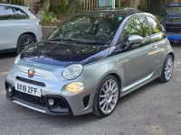 Used Abarth 500 2018 Grey/blue Hatchback