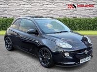 Used Vauxhall Adam S 70 HP (51 kW) 2017 Black Hatchback