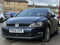Used VW Golf VII GT 150 HP (110 kW) 2014 Blue Hatchback