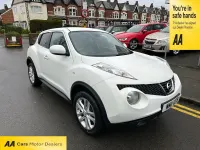 Used Nissan Juke Tekna 110 HP (80 kW) 2011 White SUV
