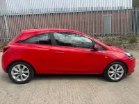 Used Vauxhall Corsa 90 HP (66 kW) 2017 Red Hatchback