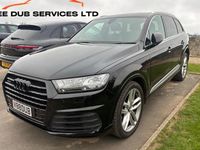 Used Audi Q7 S-Line 218 HP (160 kW) 2017 Black SUV