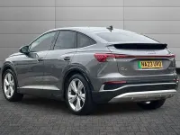 Used Audi Q4 Sportback e-tron S-Line 147 kW (201 HP) 2023 Typhoon grey SUV
