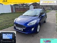 Used Ford Fiesta Zetec 2017 Blue Hatchback