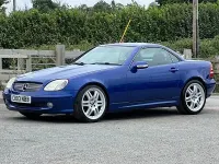 Used Mercedes SLK230 197 HP (144 kW) 2003 Blue Cabriolet