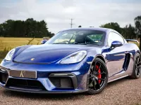 Used Porsche 718 420 HP (308 kW) 2021 Blue Coupe