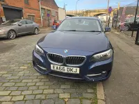 Used BMW 218 Sport Line 2016 Blue Coupe