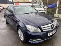 Begagnad Mercedes C180 Executive 2014 Blå Sedan