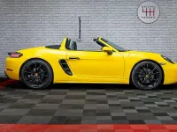 Used Porsche Boxster 300 HP (220 kW) 2017 Yellow Cabriolet