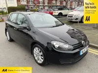 Used VW Golf VI Match 105 HP (77 kW) 2011 Black Hatchback